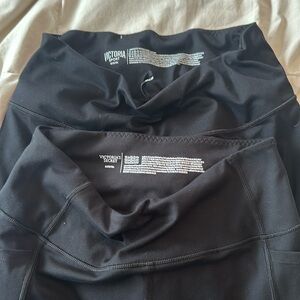 Victoria Secret black leggings 2 pairs